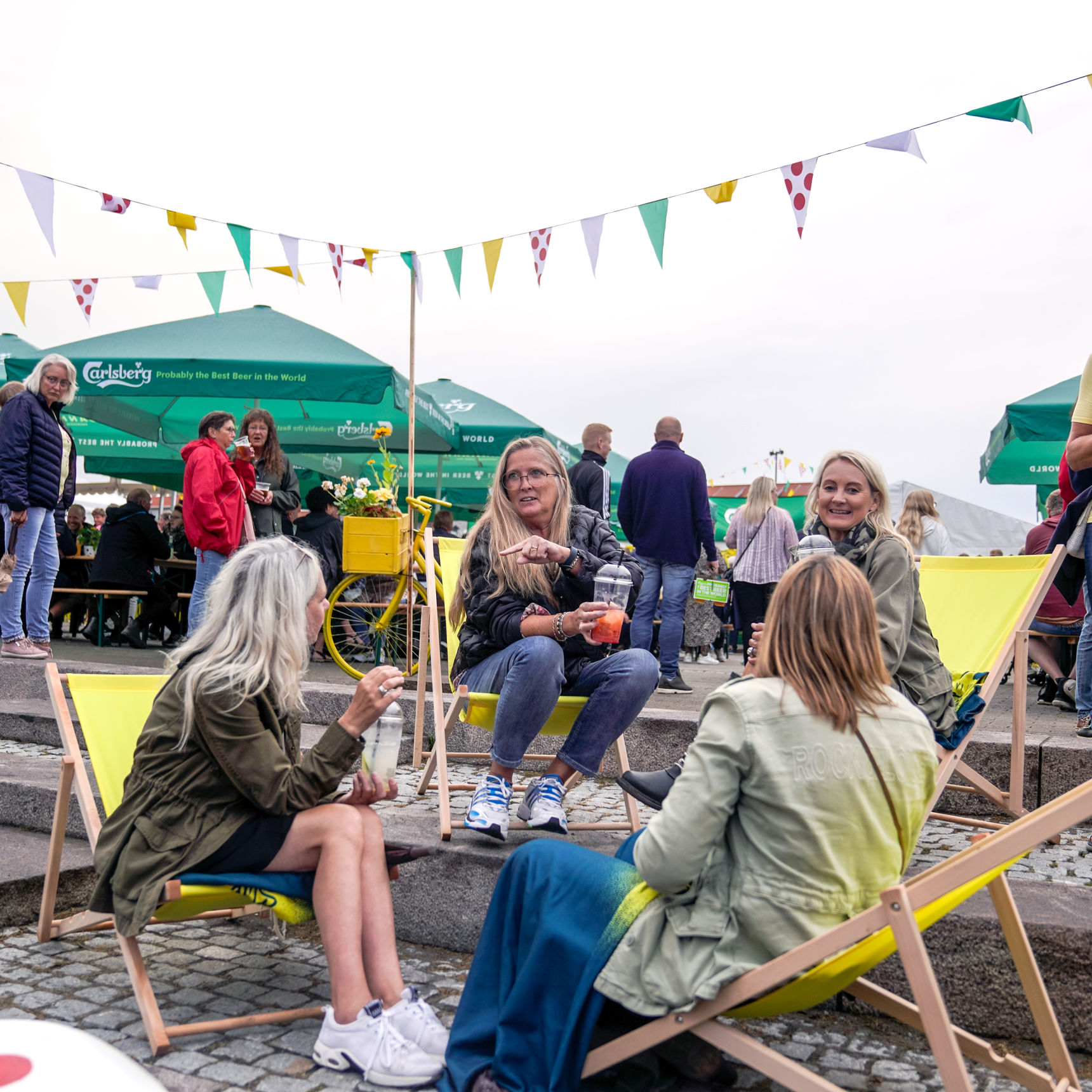 Fest på Marinaen
